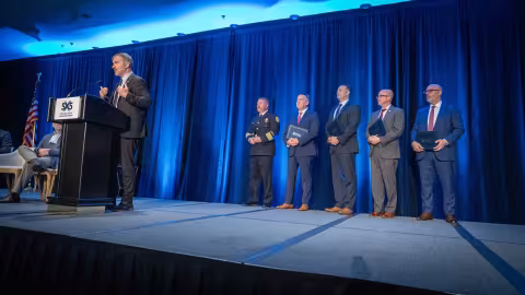 Presentation of 5x5 Awards on Stage